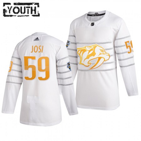 Nashville Predators Dresy Roman Josi 59 Bílá Adidas 2020 NHL All-Star Authentic - Dětské